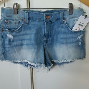 7 For All Mankind jean shorts